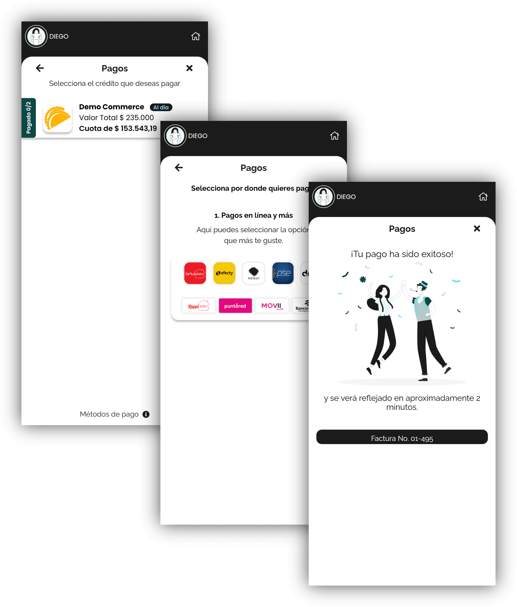 Pagos y recaudo multicanal en MIKRO APP